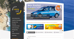 Desktop Screenshot of creta-car.de